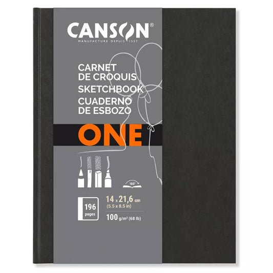 Bloco Sketchbook e Esboço Canson One A5 14X21,6cm