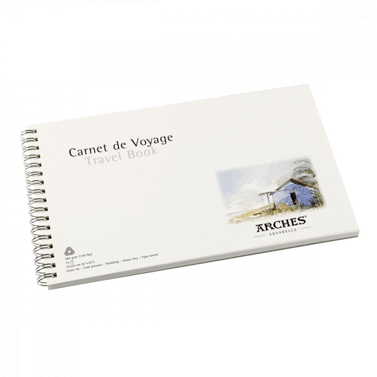 Bloco de Viagem Canson Arches Aquarela 300g/m² 15x25cm