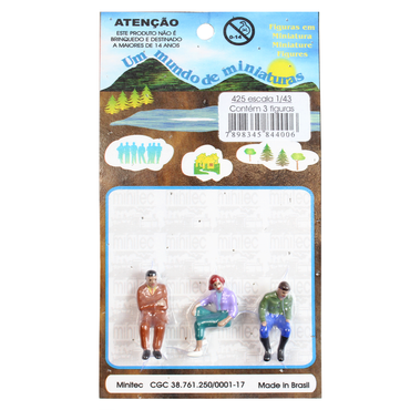 Figuras Para Maquetes 1/43 425 Minitec 03 Peças