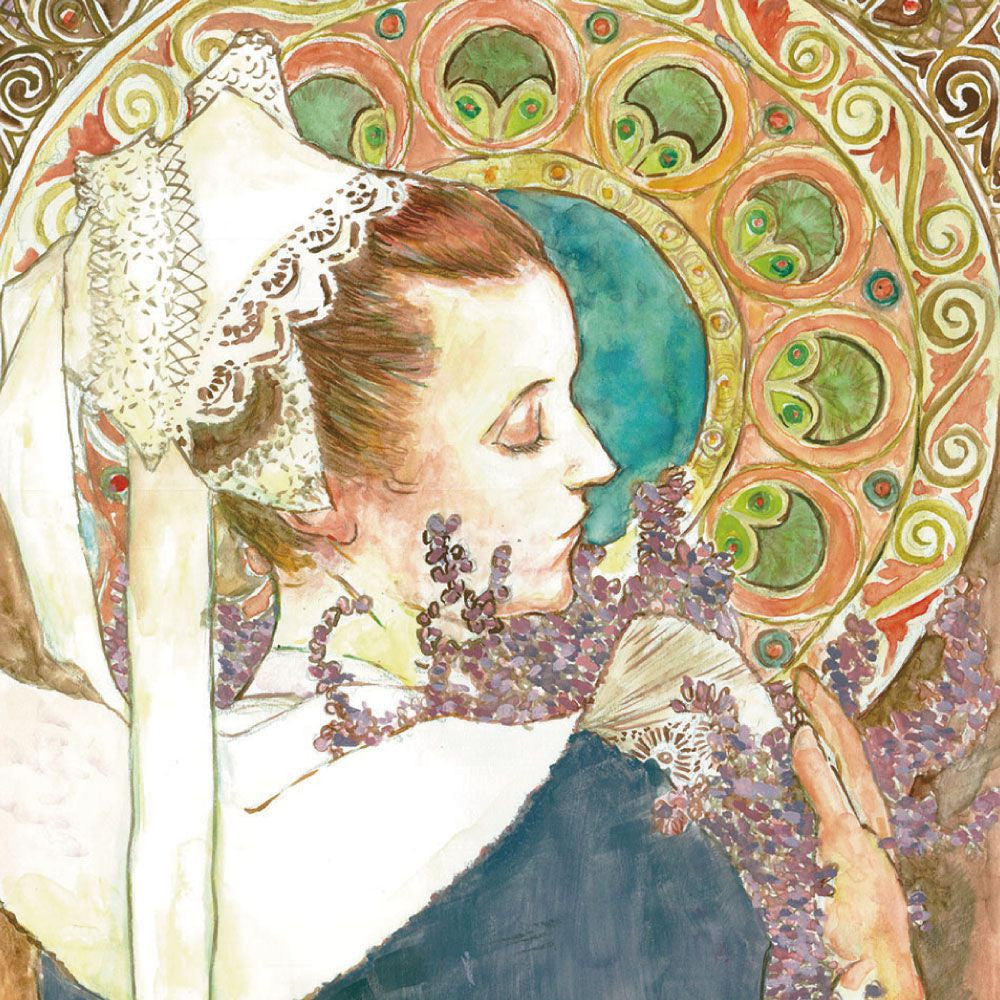 Aquarela Kuretake Gansai Tambi 24 Cores Art Nouveau