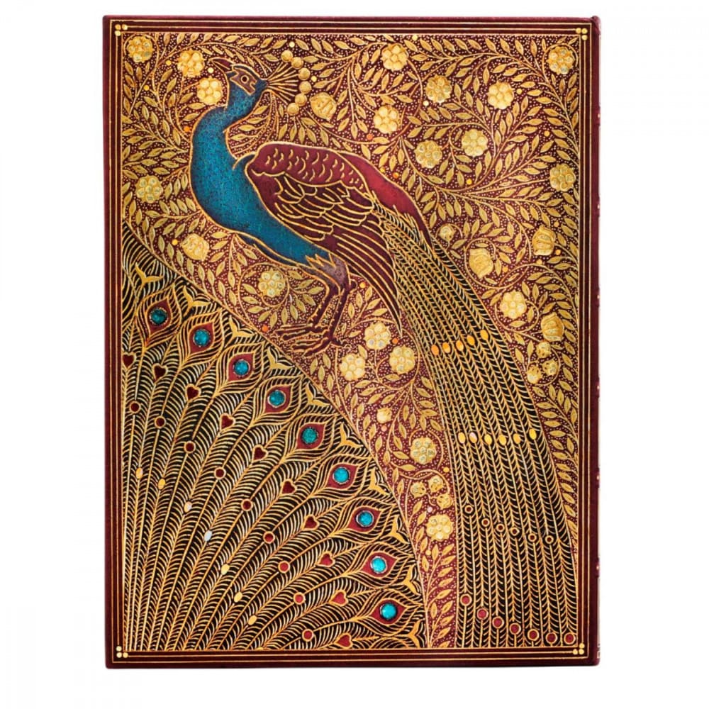 Paperblanks Hafiz's Peacocks Ultra Capa Dura Pautado