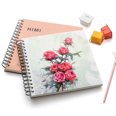 Bloco de Papel Para Guache Himi 160g/m² 21,6x21,6cm 50 Folhas