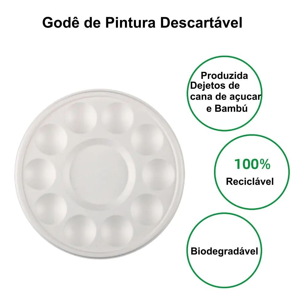 Godê de Papel Ecológico Pacote C/10 Unidades Descartável