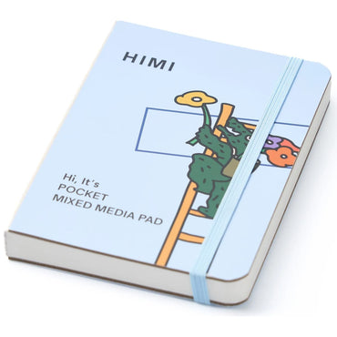 Bloco de Papel Mixed Media Himi 300g/m² 9,8x13,4cm 24 Folhas