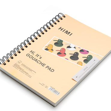 Bloco de Papel para Guache Himi 160g/m² 17,8x25,4cm 50 Folhas