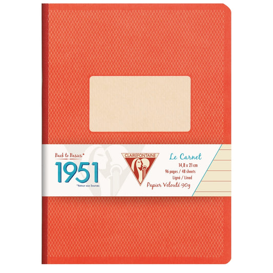 Caderno Pautado 1951 Clairefontaine A5 Vermelho