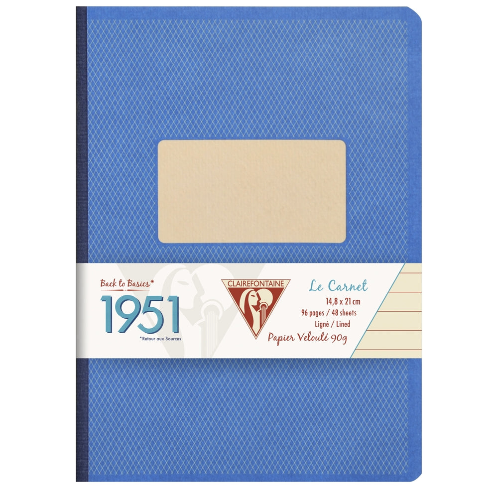 Caderno Pautado 1951 Clairefontaine A5 Azul