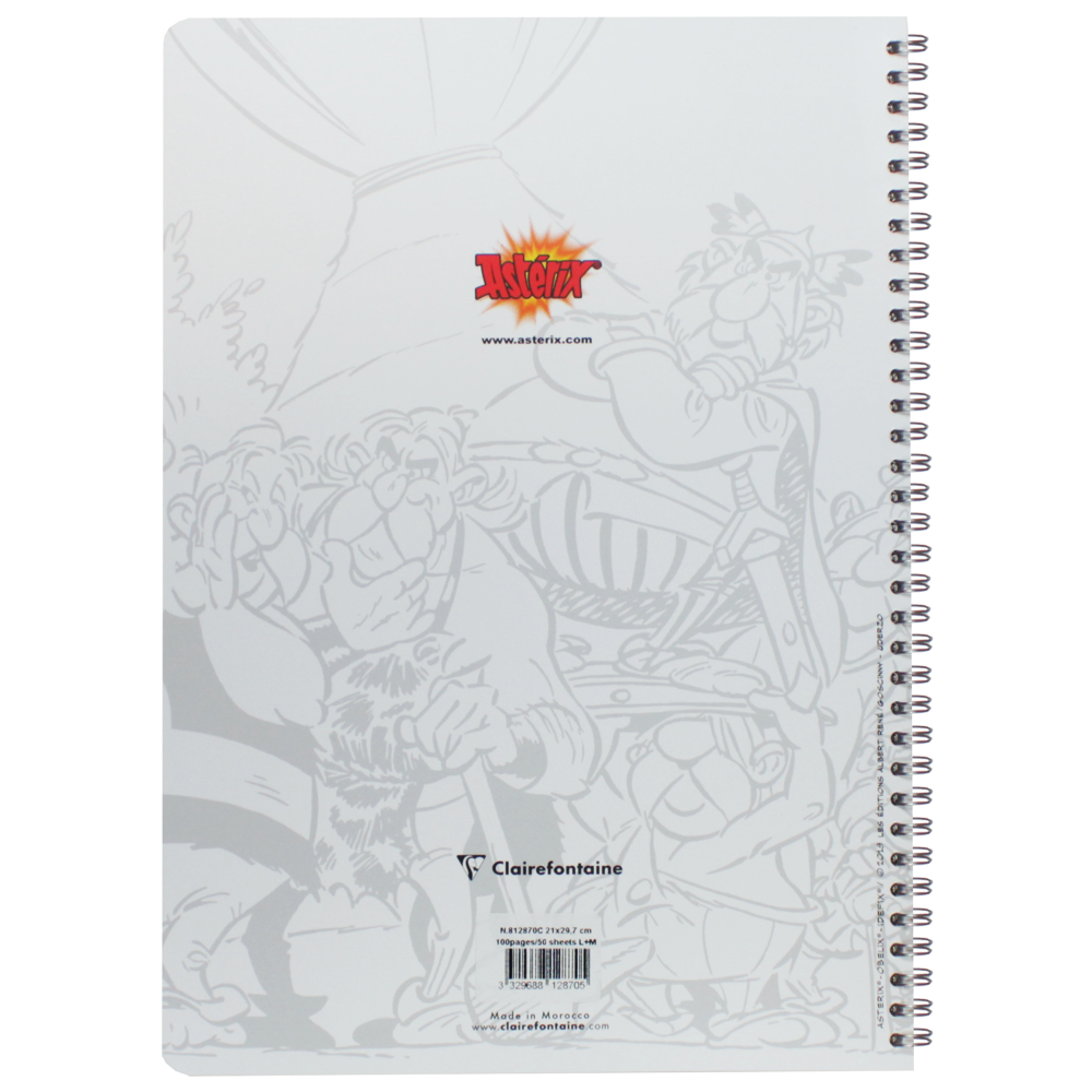 Caderno Asterix Clairefontaine A4 Guerreiro