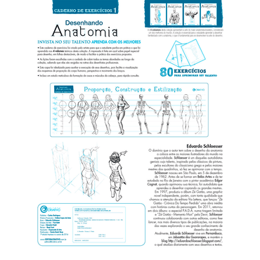 Caderno de Exercícios Desenhando Anatomia