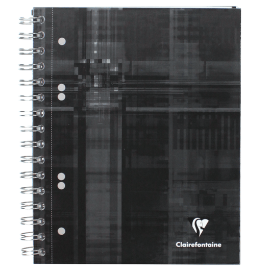 Caderno Quadriculado Bind'O Block Clairefontaine 16x21cm Preto