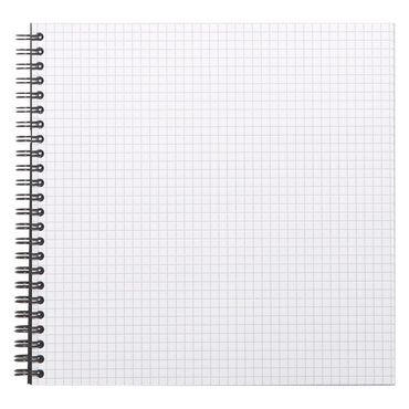 Caderno Quadriculado Reverse Rhodia 21X21cm Capa Preta