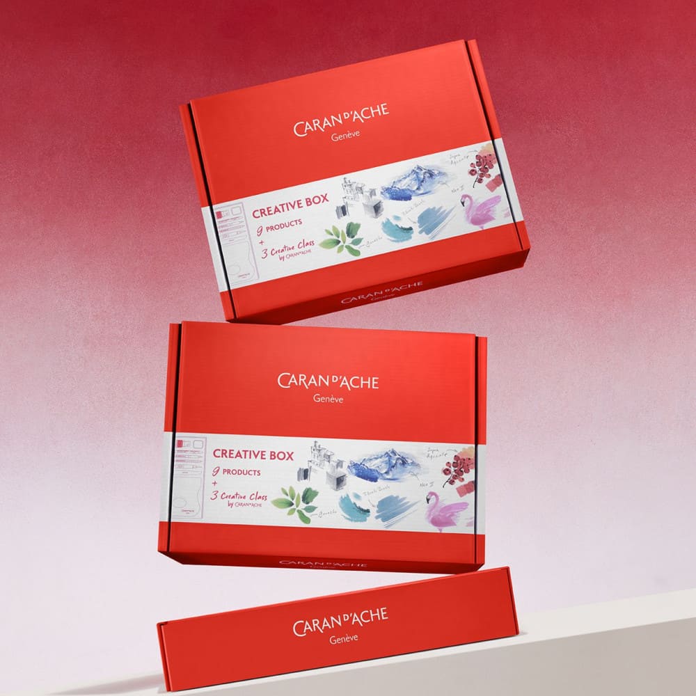 Estojo Caixa Criativa Swisscolor Caran d'Ache