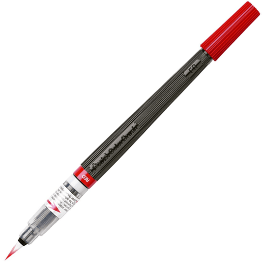 Caneta Pincel Aquarela Color Brush Pentel Red 102