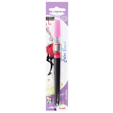 Caneta Pincel Aquarela Color Brush Pentel Pink 109