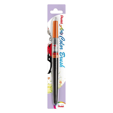 Caneta Pincel Aquarela Color Brush Pentel Orange 107