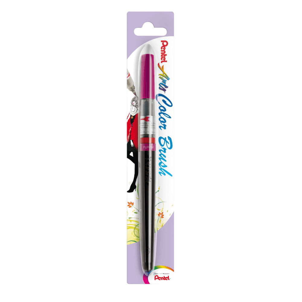 Caneta Pincel Aquarela Color Brush Pentel Yellow Orange 140