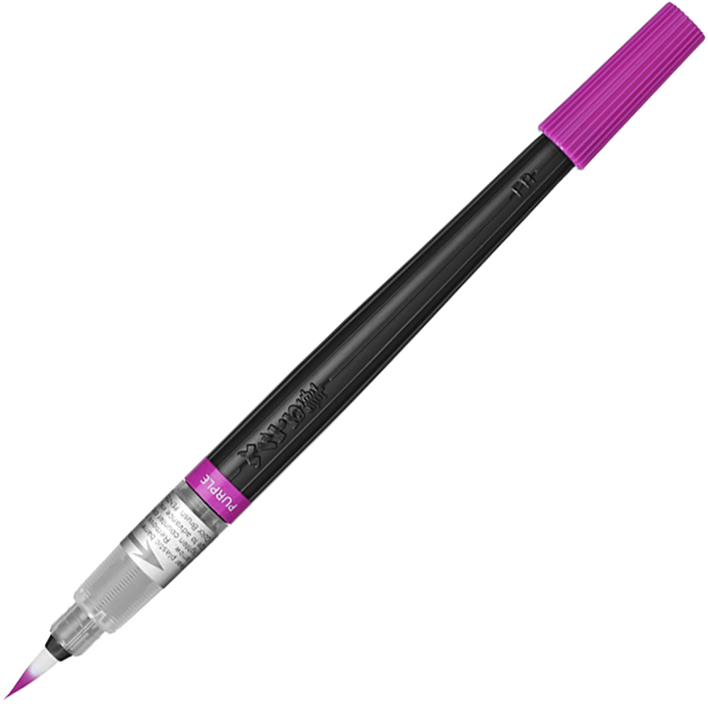 Caneta Pincel Aquarela Color Brush Pentel Yellow Orange 140