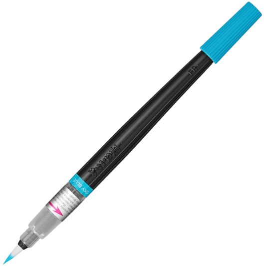 Caneta Pincel Aquarela Color Brush Pentel Sky Blue 110
