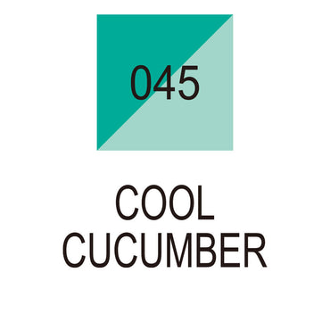 Caneta Brushables Ponta Dupla Kuretake Cool Cucumber