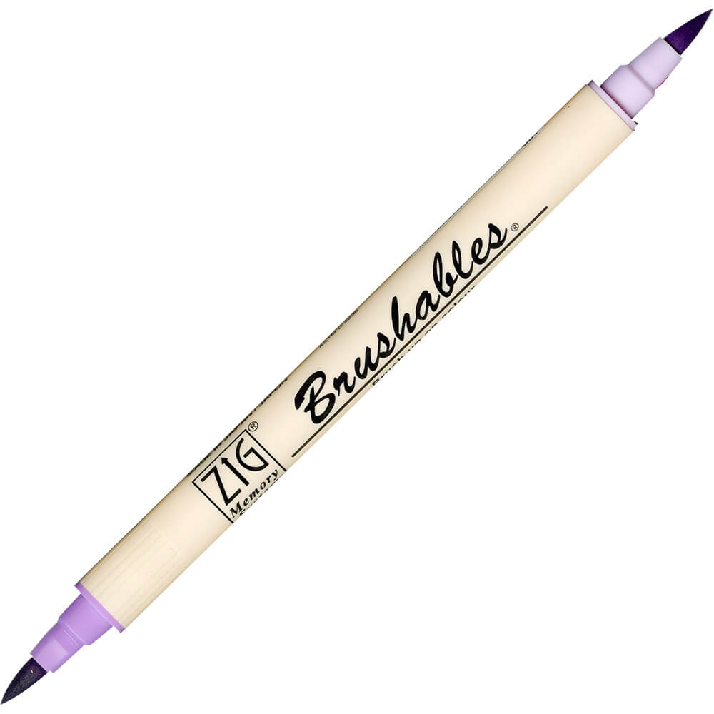 Caneta Brushables Ponta Dupla Kuretake Hyacinth