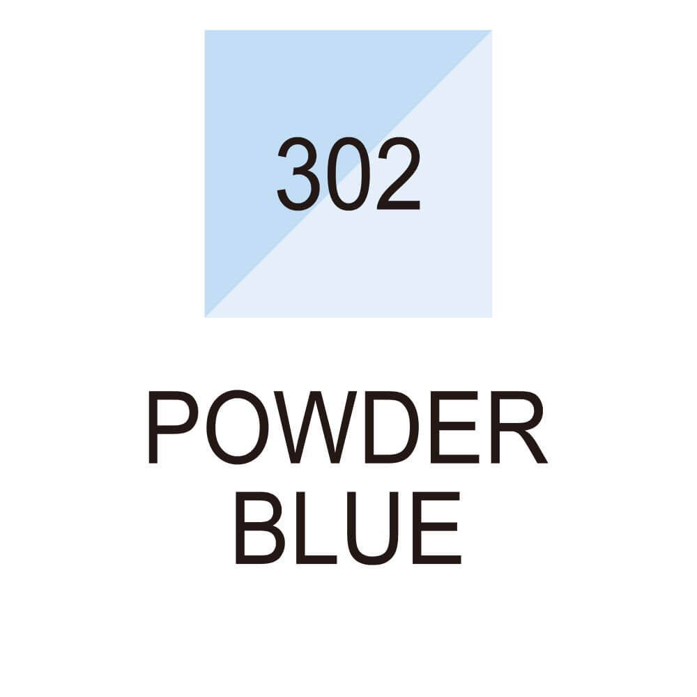 Caneta Brushables Ponta Dupla Kuretake Powder Blue
