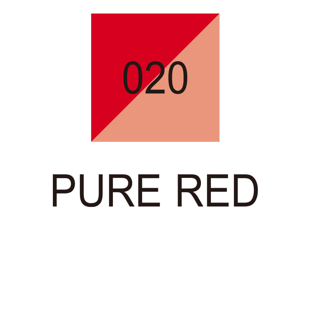 Caneta Brushables Ponta Dupla Kuretake Red