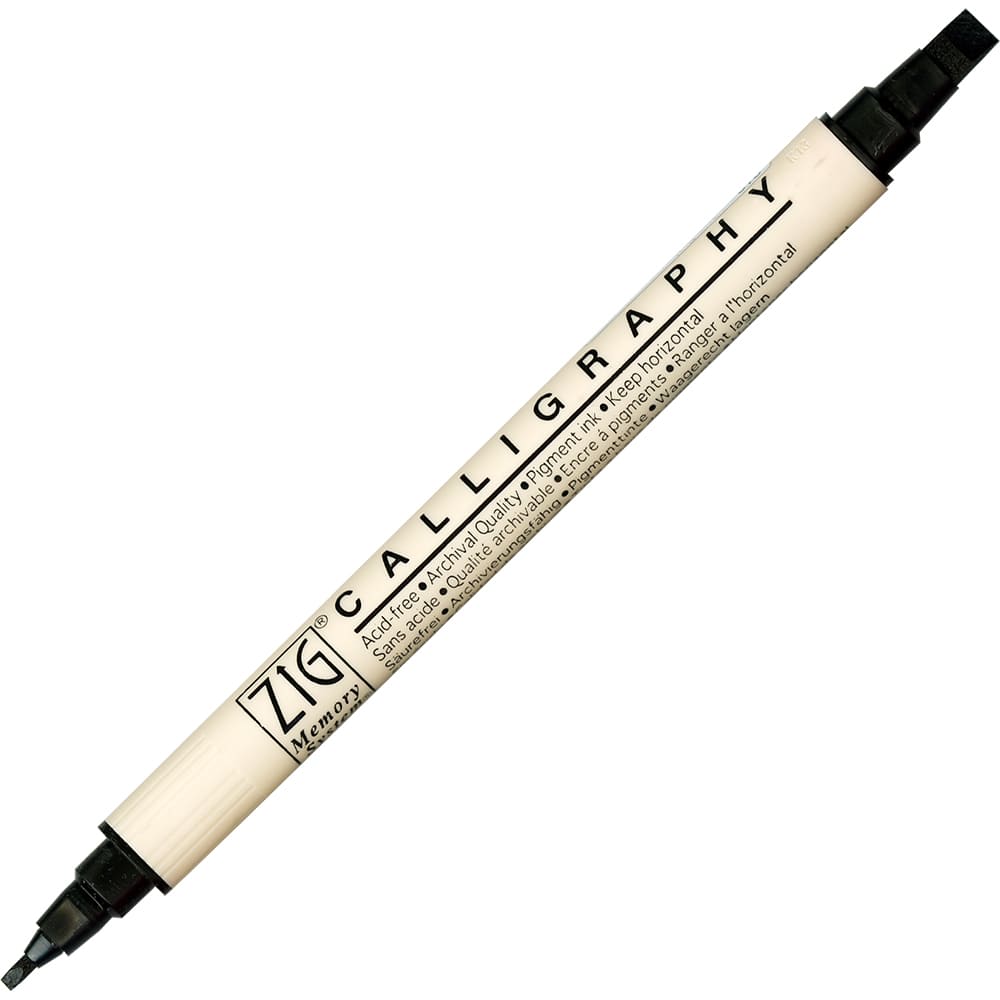 Caneta Caligrafia Artística Zig Kuretake 010 Black