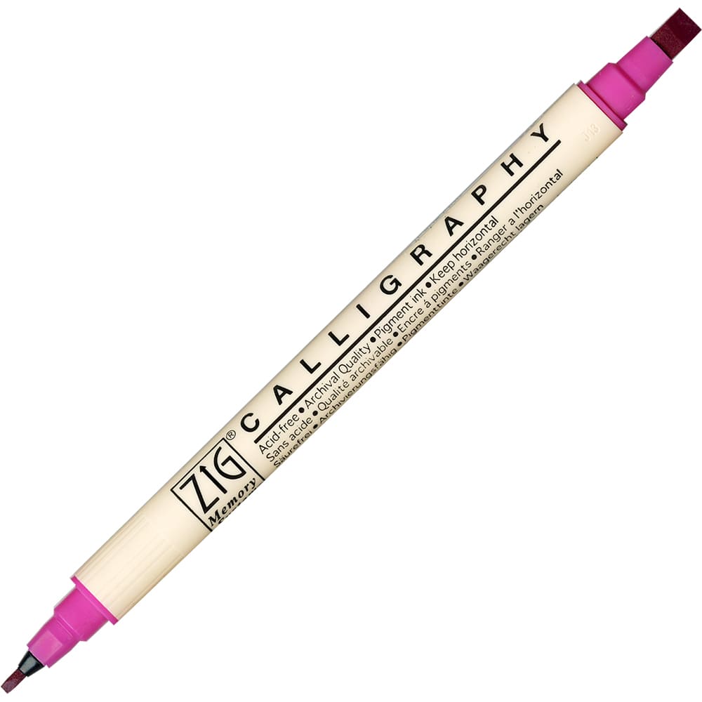Caneta Caligrafia Artística Zig Kuretake 025 Pink
