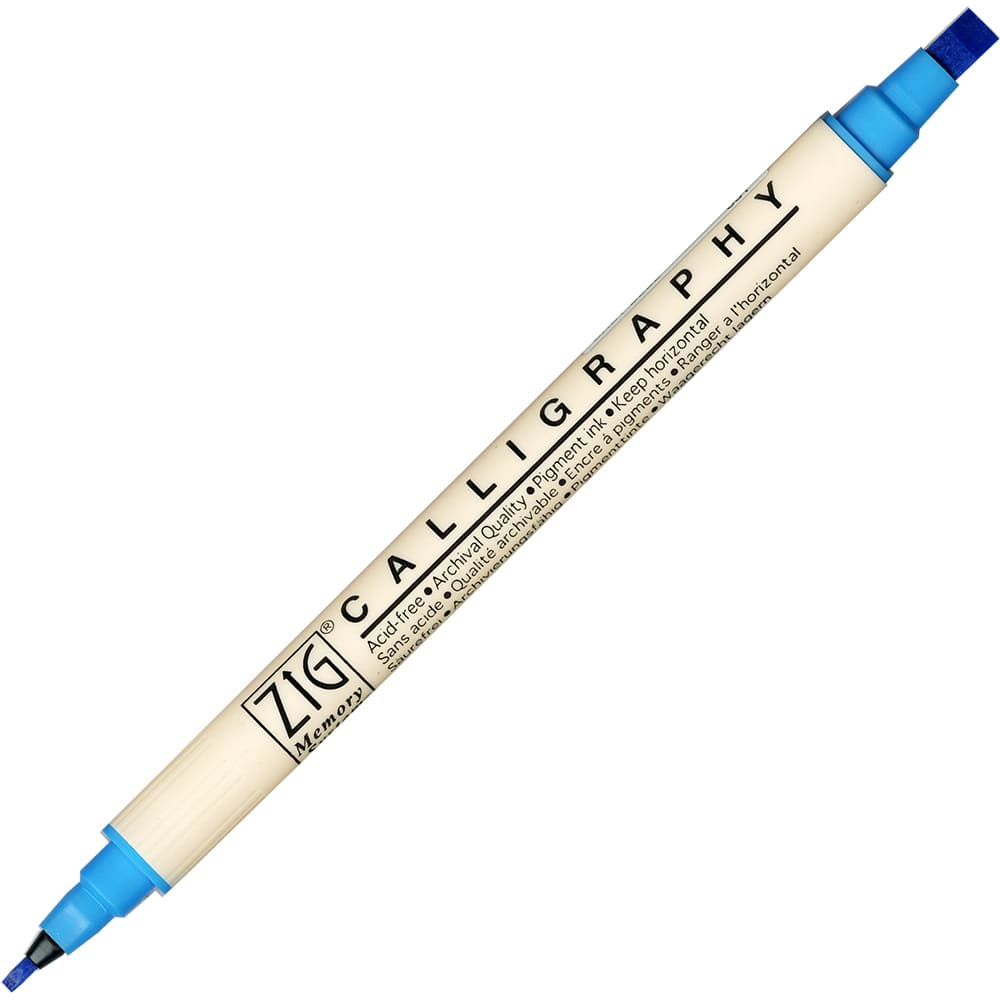 Caneta Caligrafia Artística Zig Kuretake 031 Baby Blue