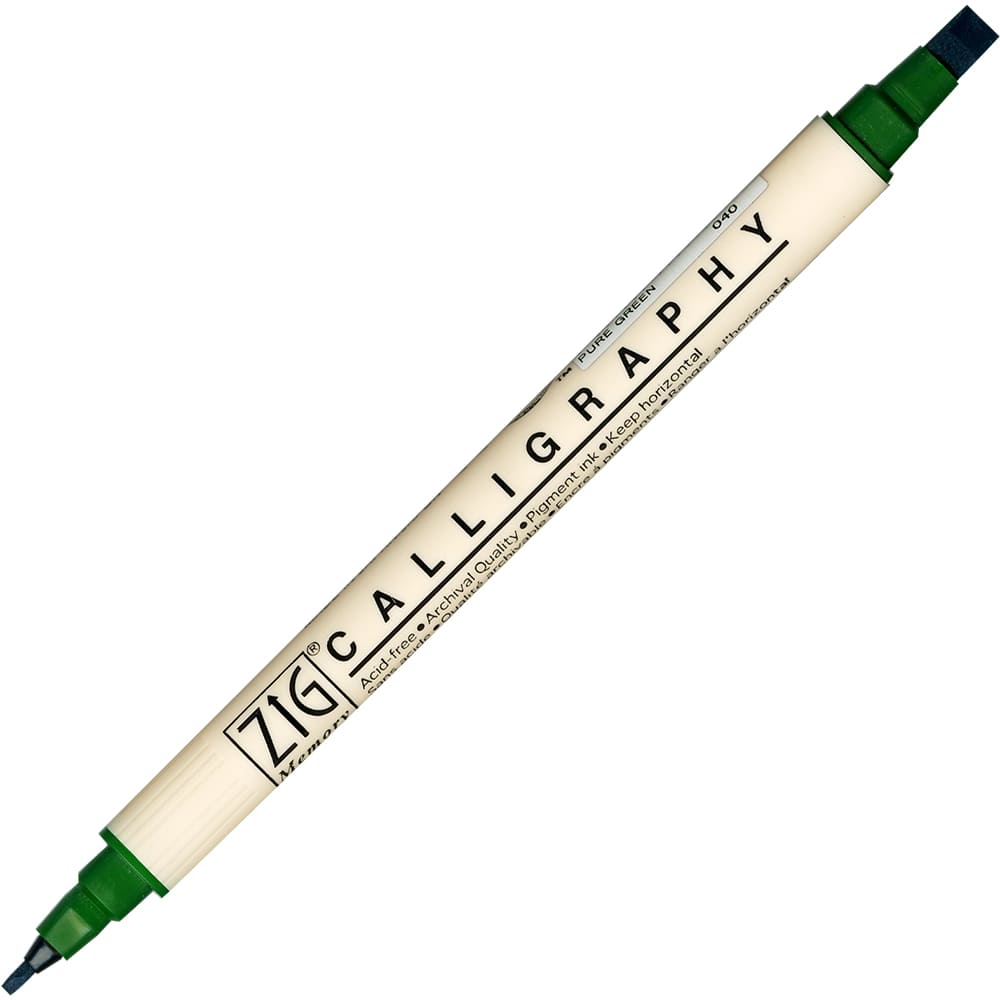 Caneta Caligrafia Artística Zig Kuretake 040 Green