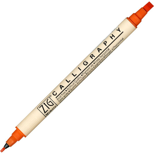 Caneta Caligrafia Artística Zig Kuretake 070 Orange