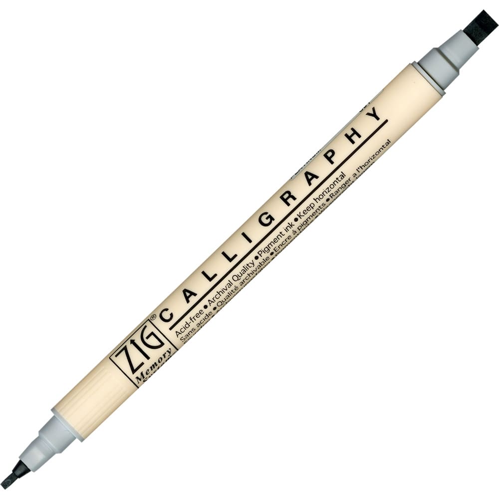 Caneta Caligrafia Artística Zig Kuretake 091 Platinum
