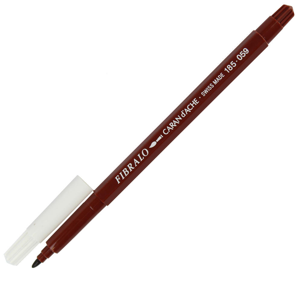 Caneta Aquarelável Fibralo Caran d'Ache Marrom 059