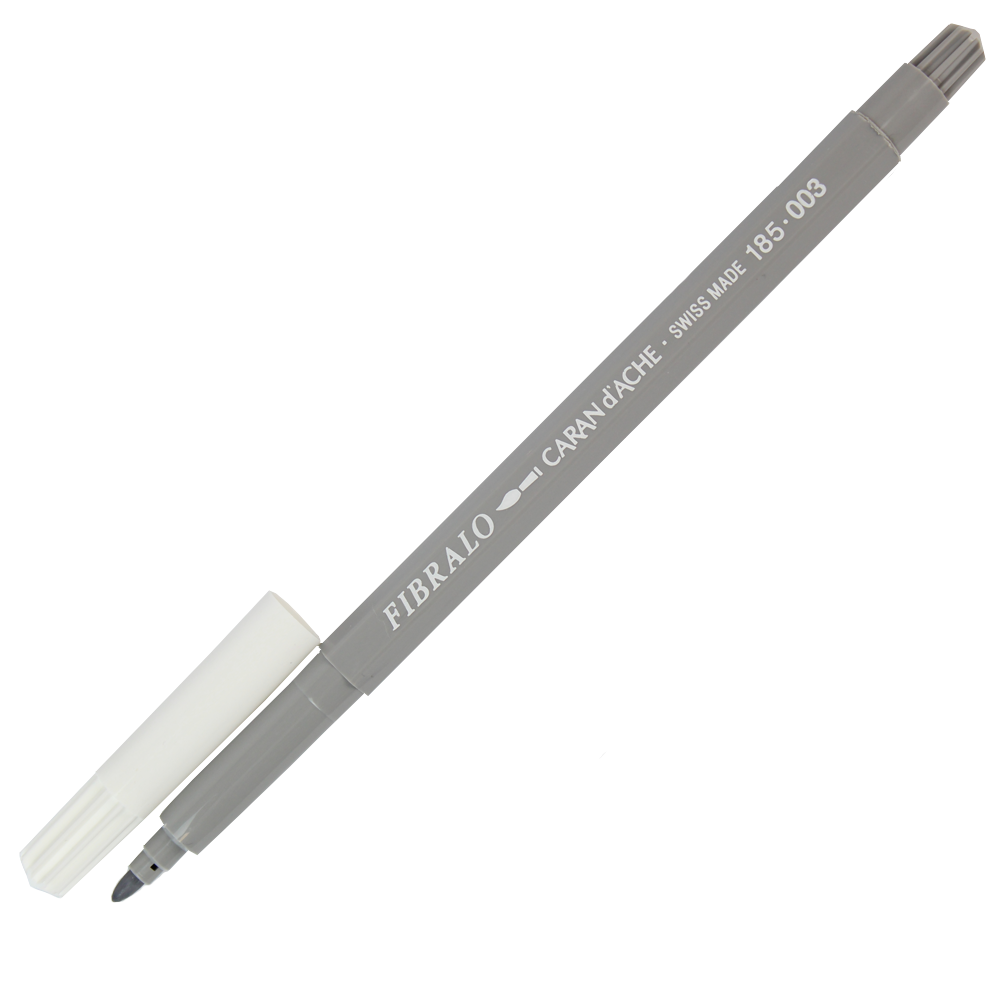 Caneta Aquarelável Fibralo Caran d'Ache Cinza 003