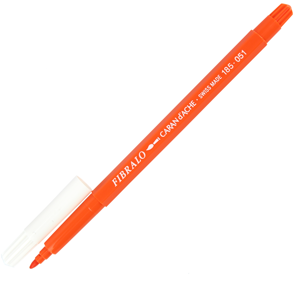 Caneta Aquarelável Fibralo Caran d'Ache Amarelo Nápoles 051