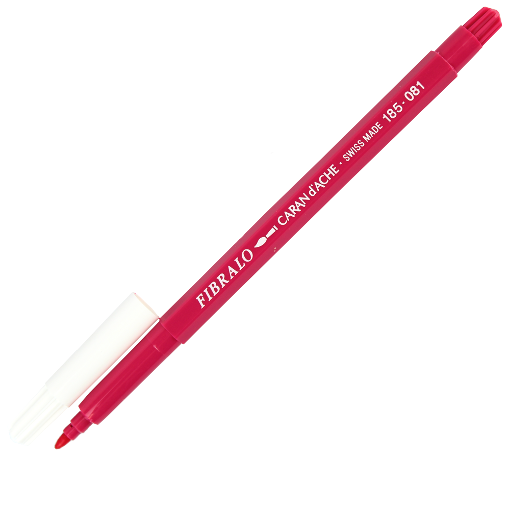 Caneta Aquarelável Fibralo Caran d'Ache Rosa 081