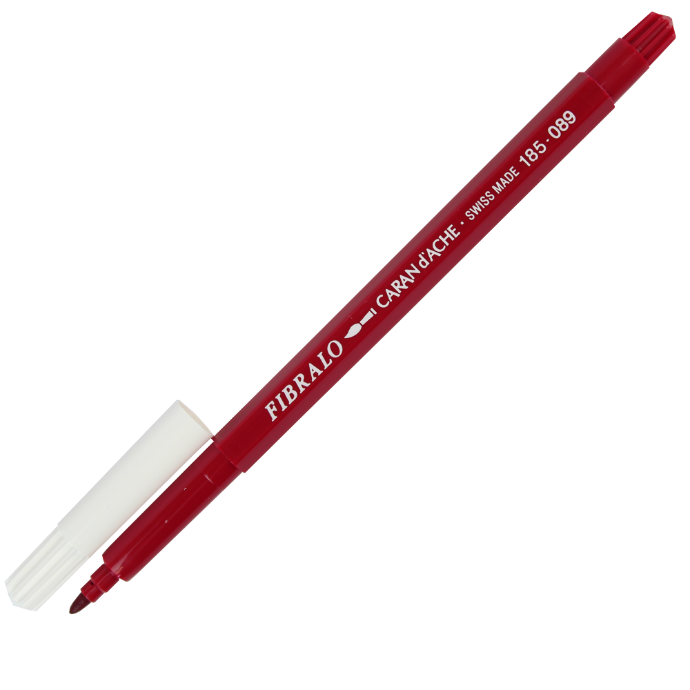 Caneta Aquarelável Fibralo Caran d'Ache Carmim 089