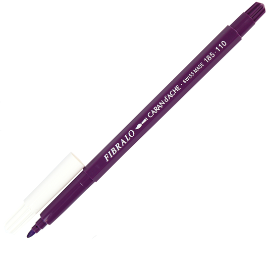 Caneta Aquarelável Fibralo Caran d'Ache Roxo 110