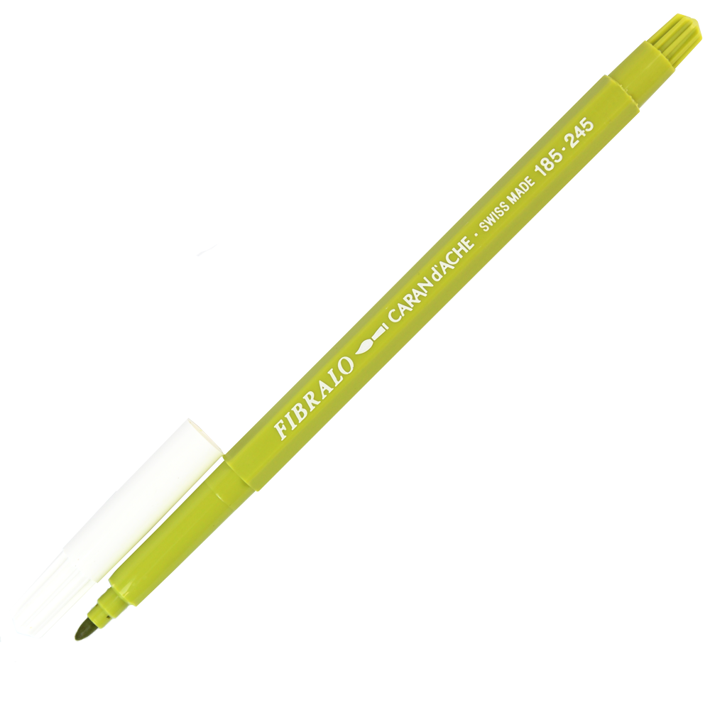 Caneta Aquarelável Fibralo Caran d'Ache Verde Claro 245