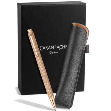 Caneta Esferográfica Caran d'Ache Ecridor Venetian Rose Gold Edição Limitada