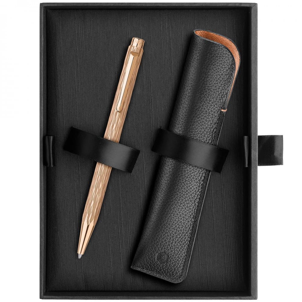 Caneta Esferográfica Caran d'Ache Ecridor Venetian Rose Gold Edição Limitada
