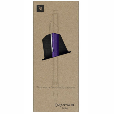 Caneta Esferográfica Caran d'Ache 849 Nespresso Púrpura