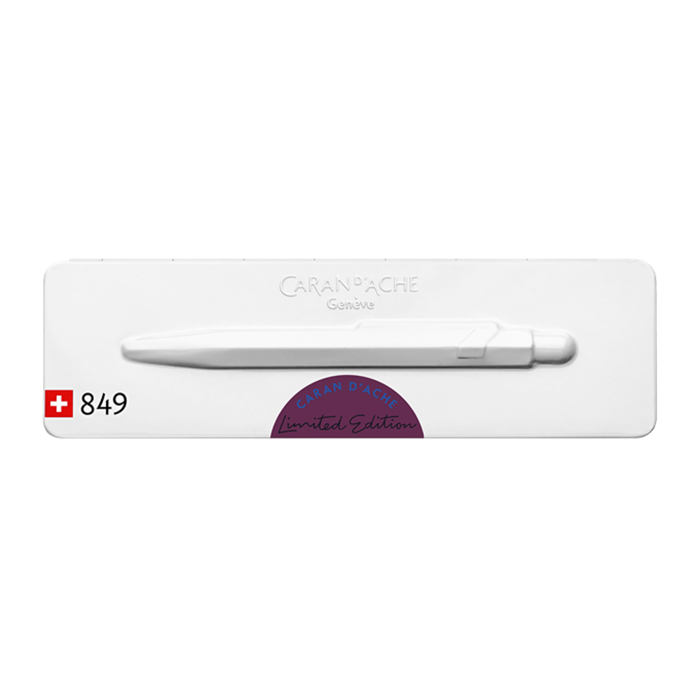 Caneta Esferográfica Caran d'Ache 849 Claim Your Style Burgundy Edição Limitada
