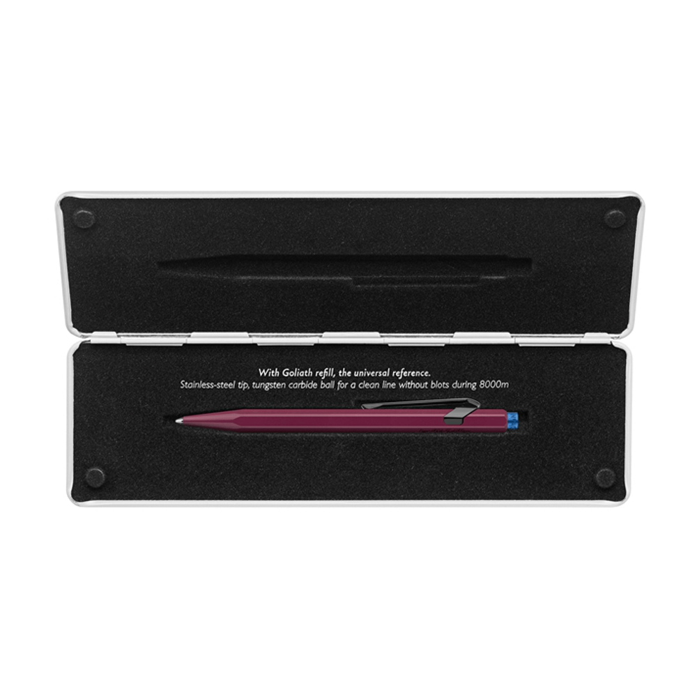Caneta Esferográfica Caran d'Ache 849 Claim Your Style Burgundy Edição Limitada
