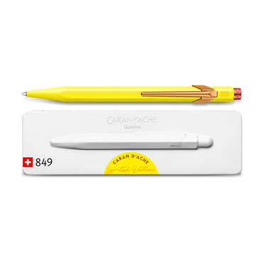 Caneta Esferográfica Caran d'Ache 849 Claim Your Style Canary Yellow Edição Limitada