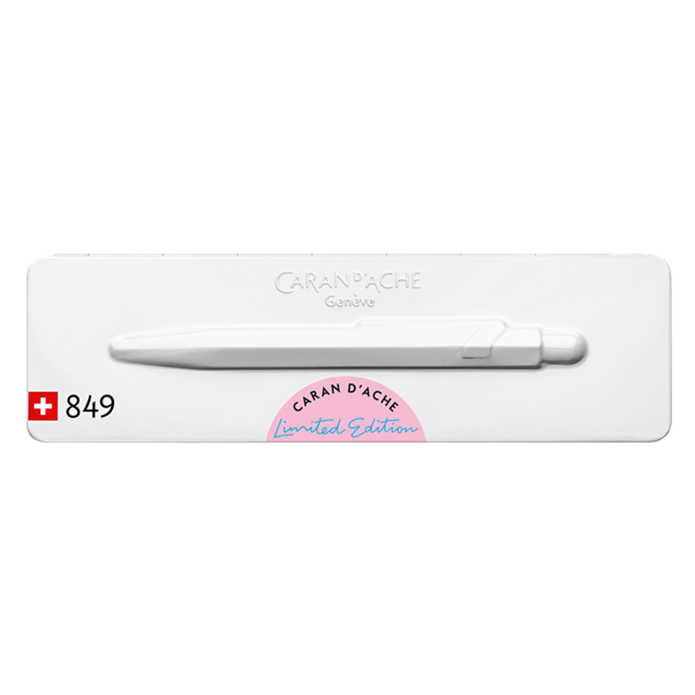 Caneta Esferográfica Caran d'Ache 849 Claim Your Style Hibiscus Pink Edição Limitada