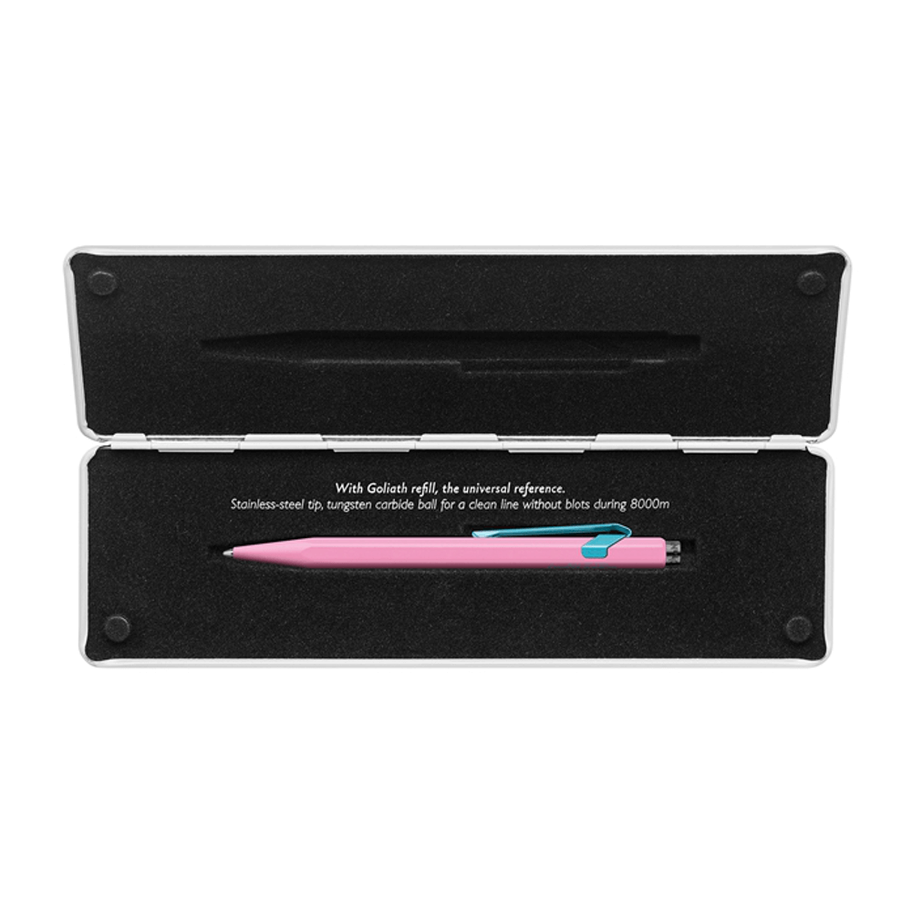 Caneta Esferográfica Caran d'Ache 849 Claim Your Style Hibiscus Pink Edição Limitada