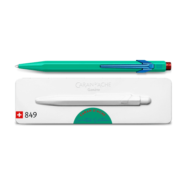 Caneta Esferográfica Caran d'Ache 849 Claim Your Style Veronese Green Edição Limitada