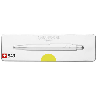 Caneta Esferográfica Caran d'Ache 849 Popline Fluo Amarela