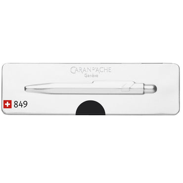 Caneta Esferográfica Caran d'Ache 849 Popline Fluo Preta